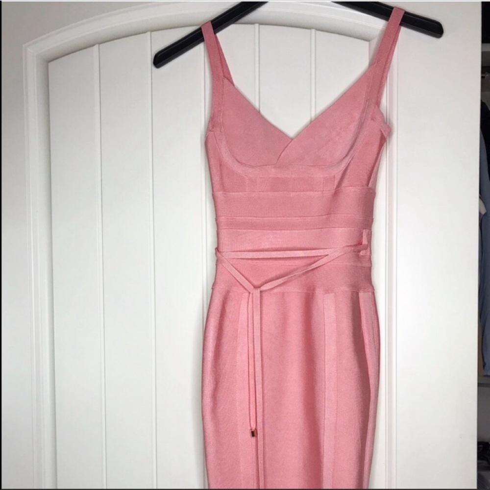 House of CB Belice Dress baby pink, worn once